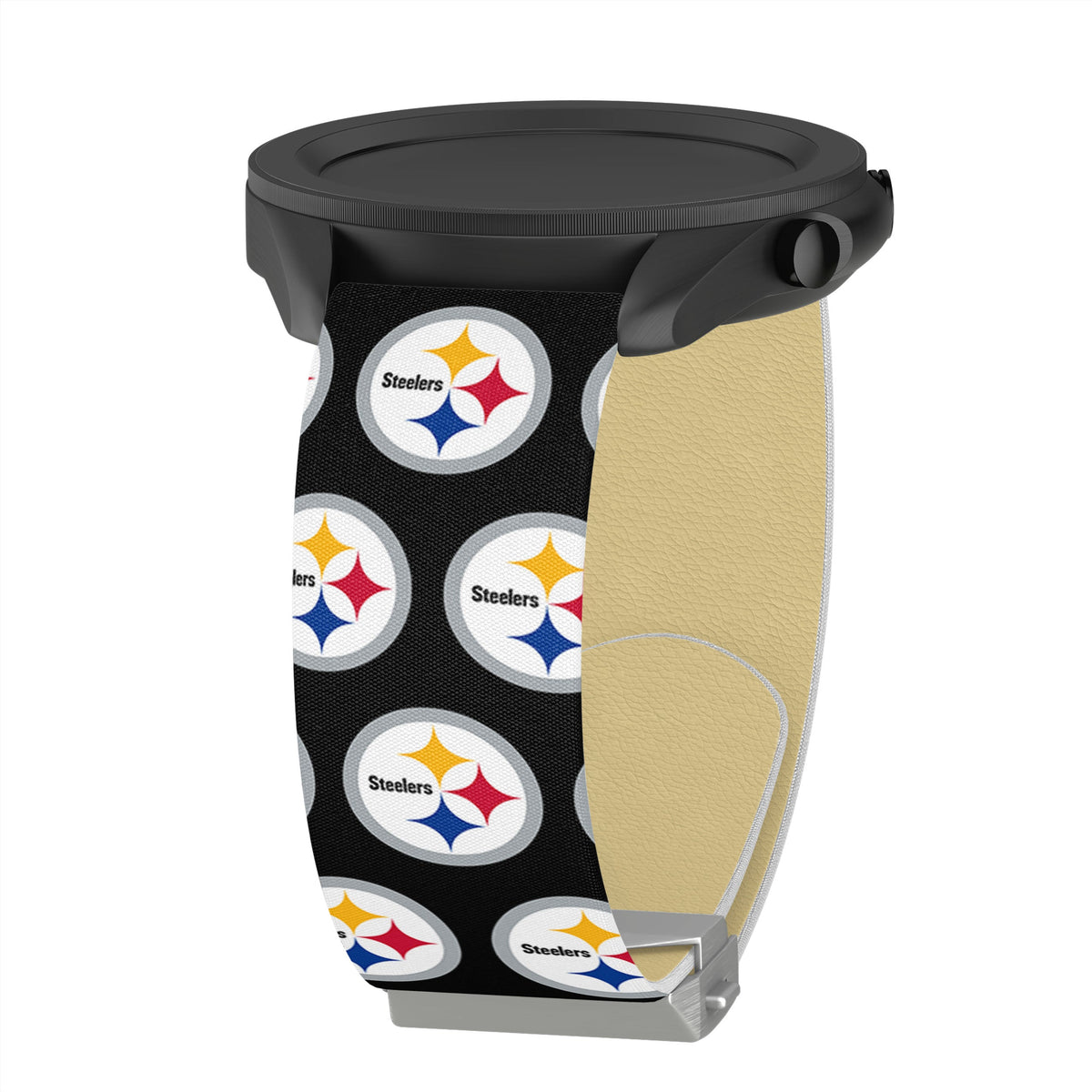 Game Time Pittsburgh Steelers Signature Series Quick Change Watch Band With Engraved Buckle