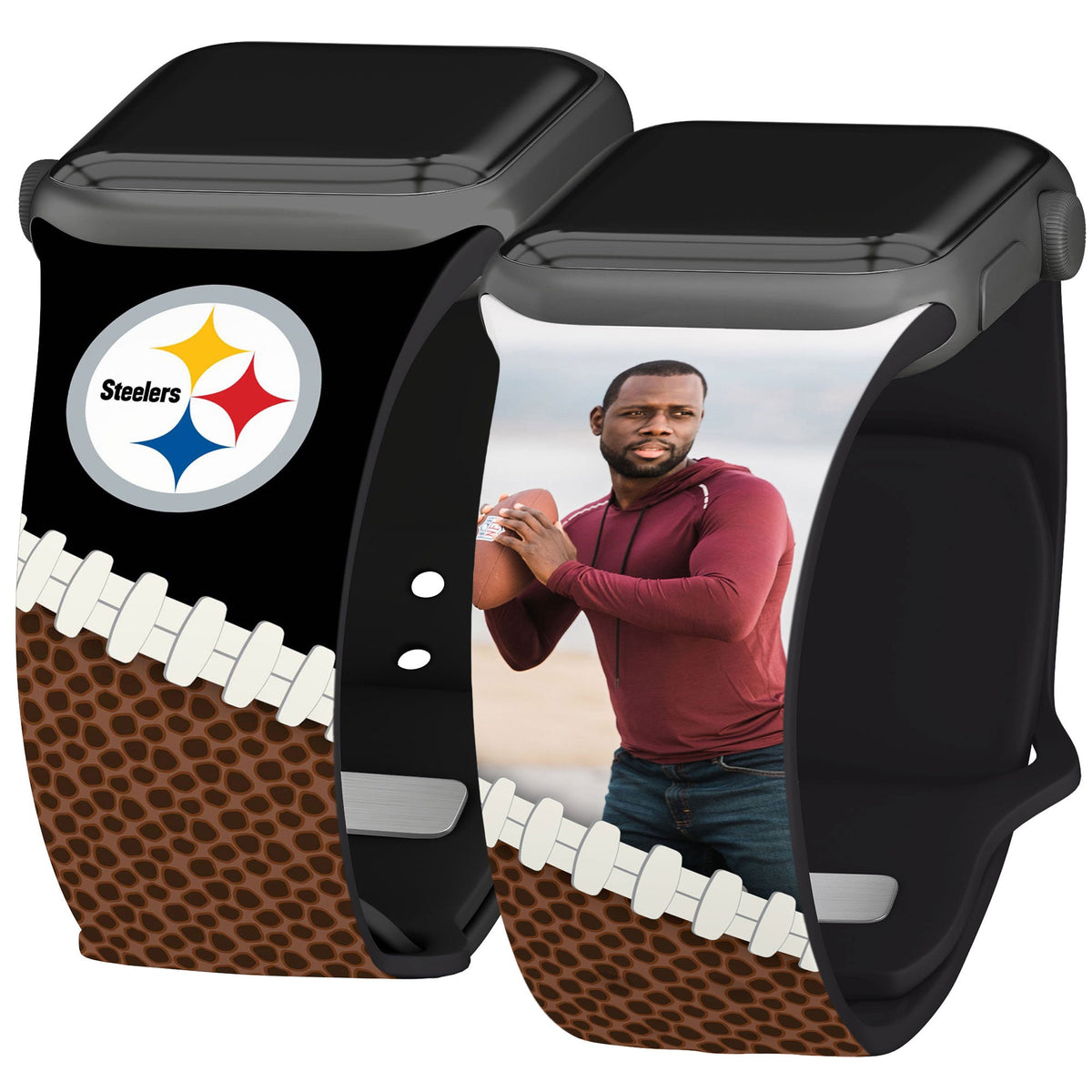 Pittsburgh Steelers Custom Photo HD Apple Watch Band