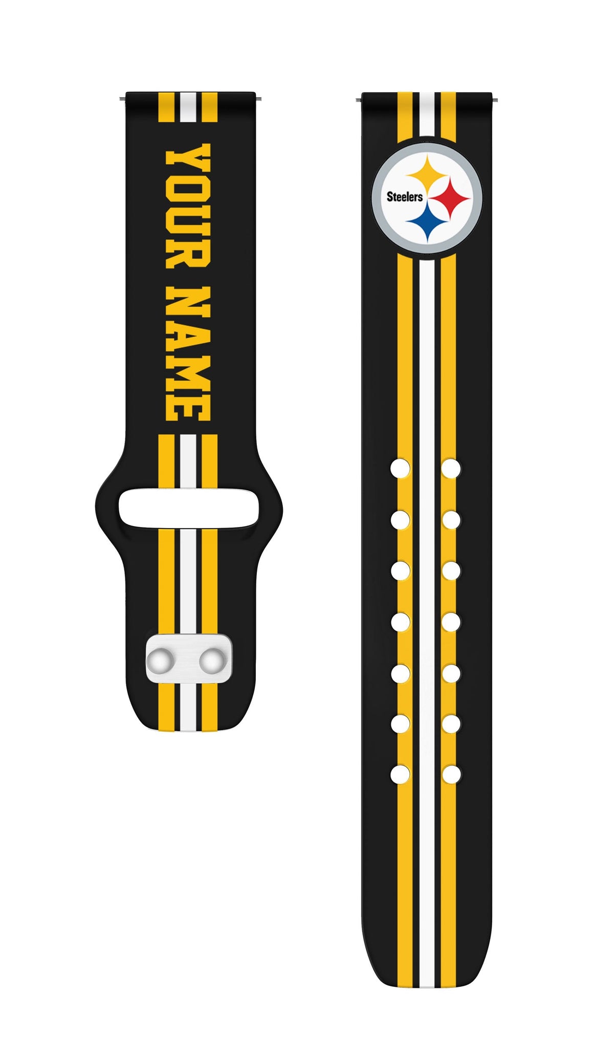 Pittsburgh Steelers Custom Name HD Watch Band