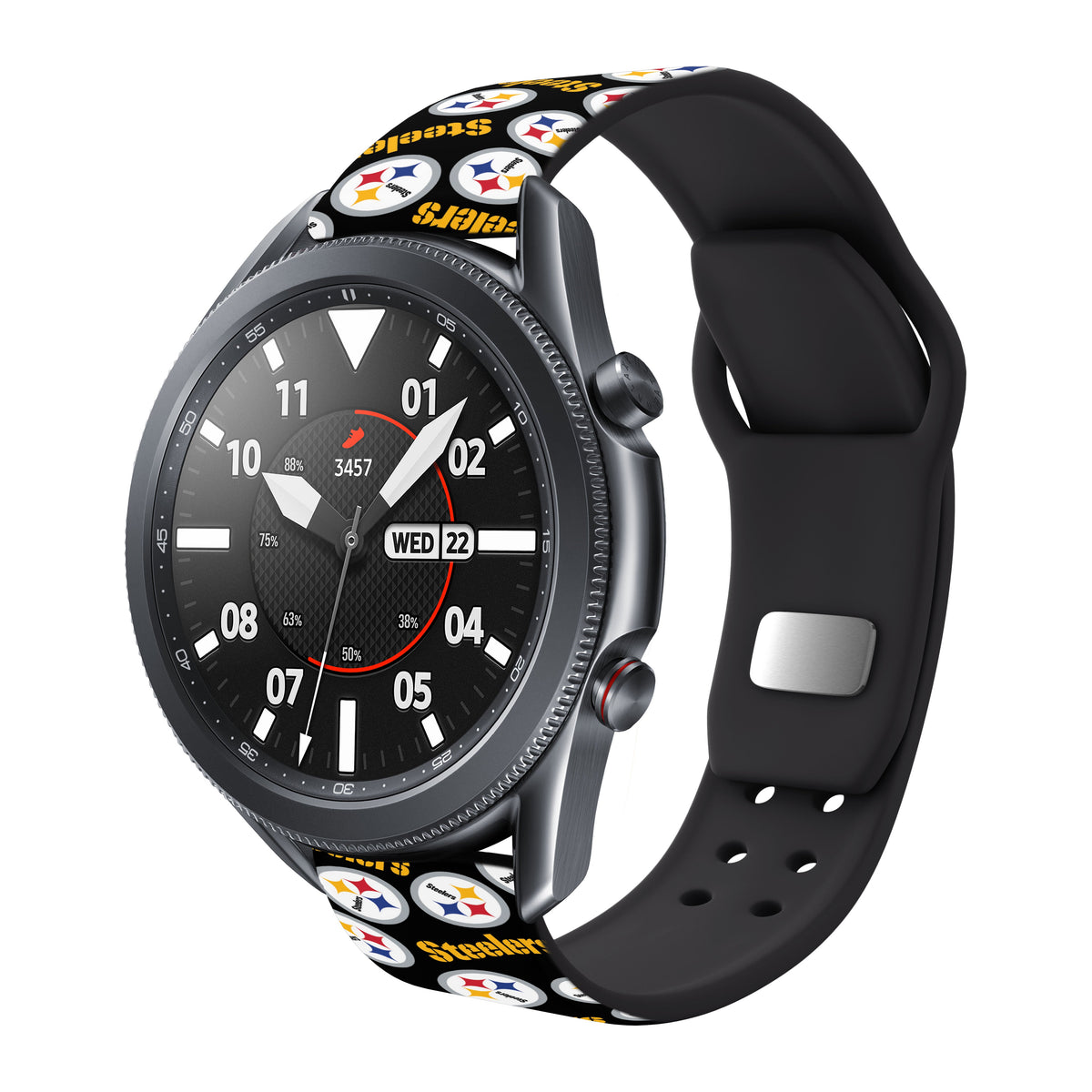 Game Time Pittsburgh Steelers HD Watch Band