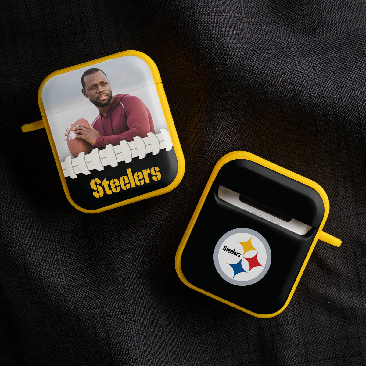 Pittsburgh Steelers Custom Photo HDX Apple AirPods Gen 1 &amp; 2 Case Cover