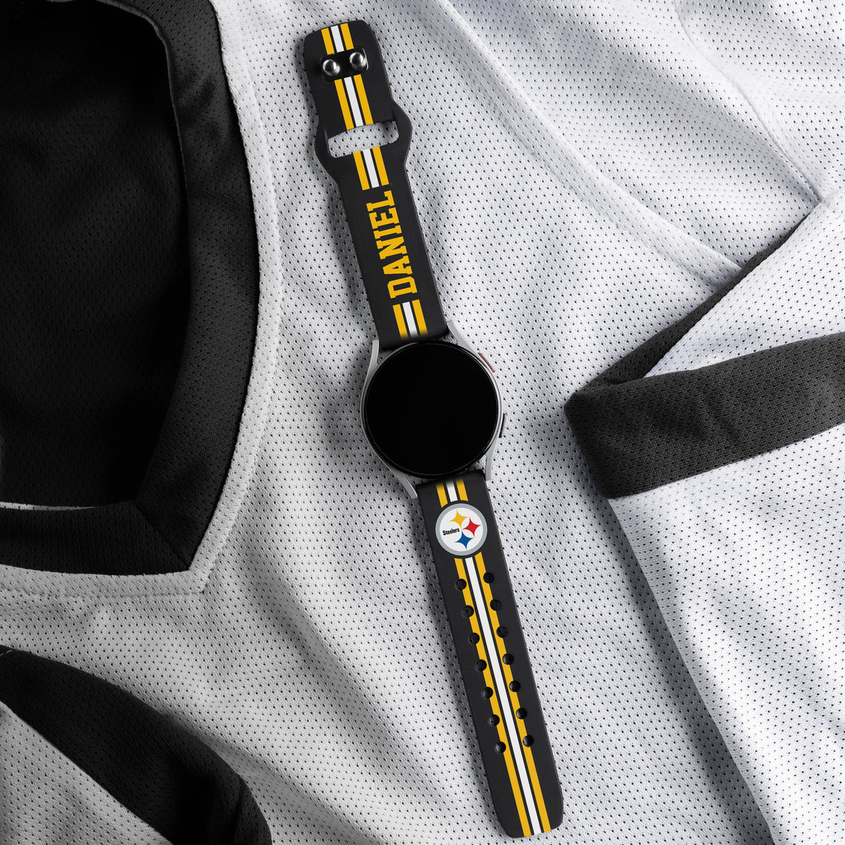 Pittsburgh Steelers Custom Name HD Watch Band