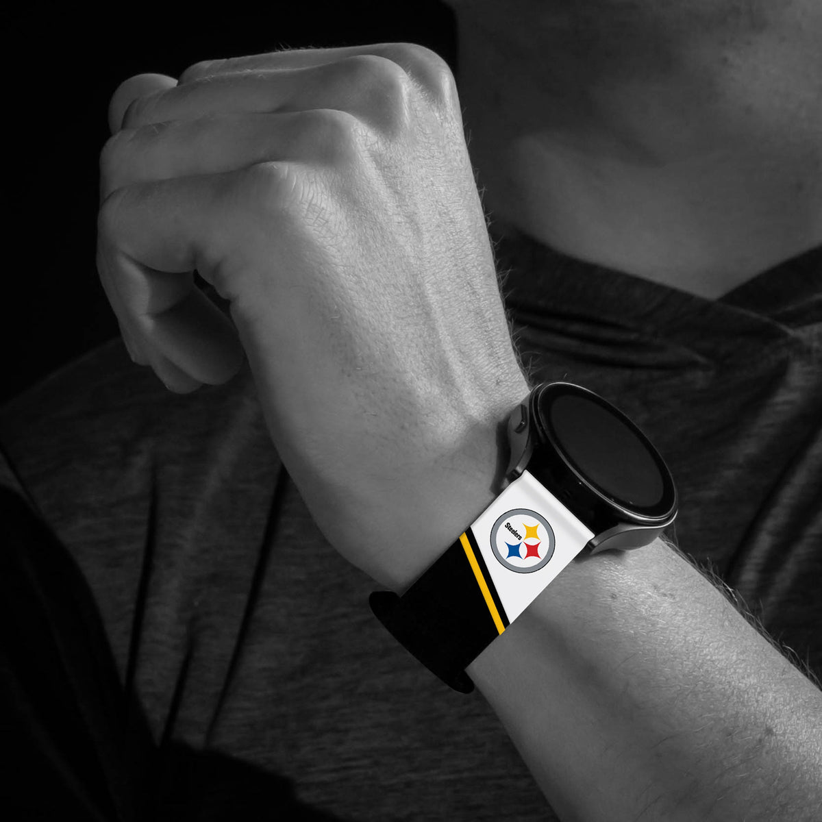 Pittsburgh Steelers HD Champion Series Samsung Galaxy Watch Band