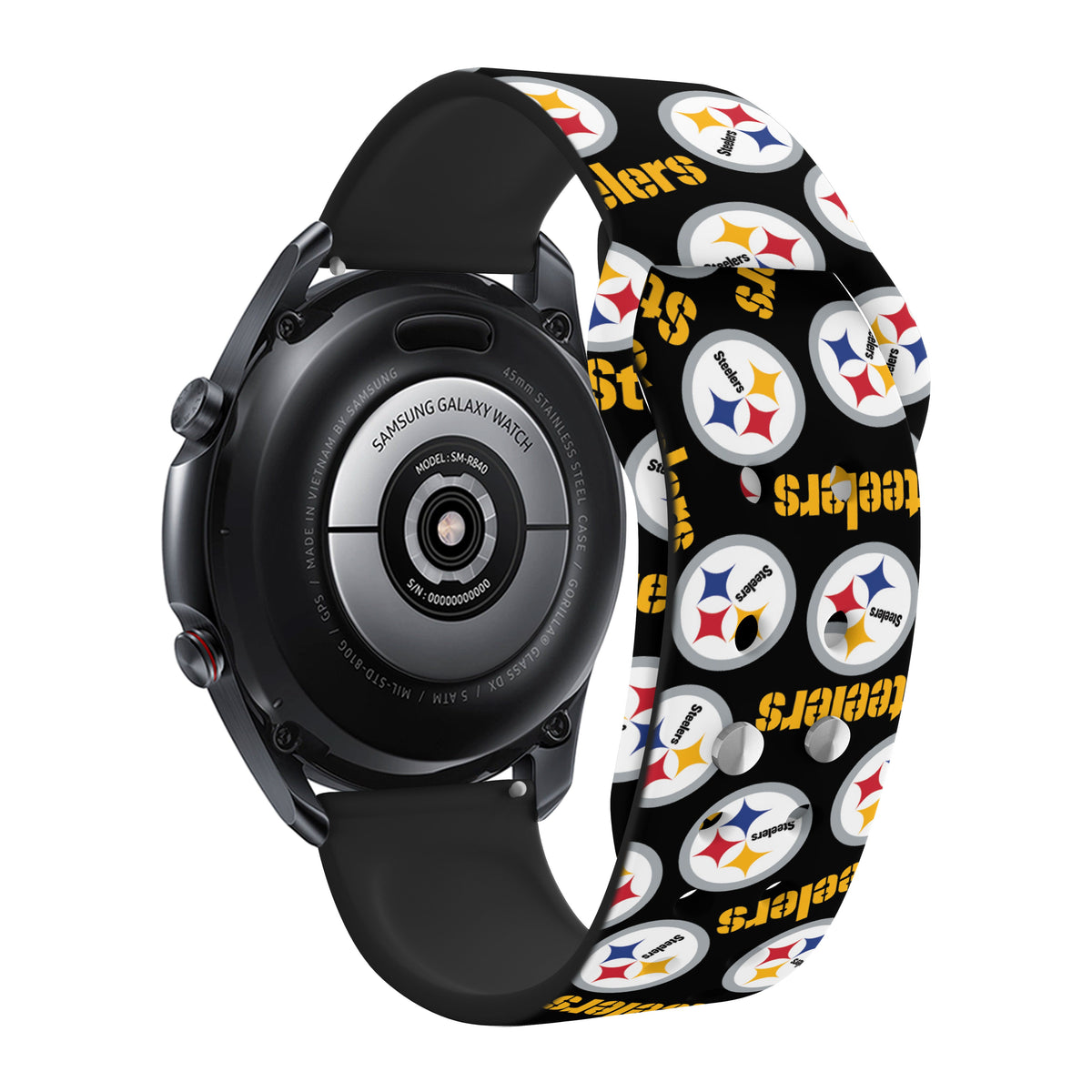 Game Time Pittsburgh Steelers HD Watch Band