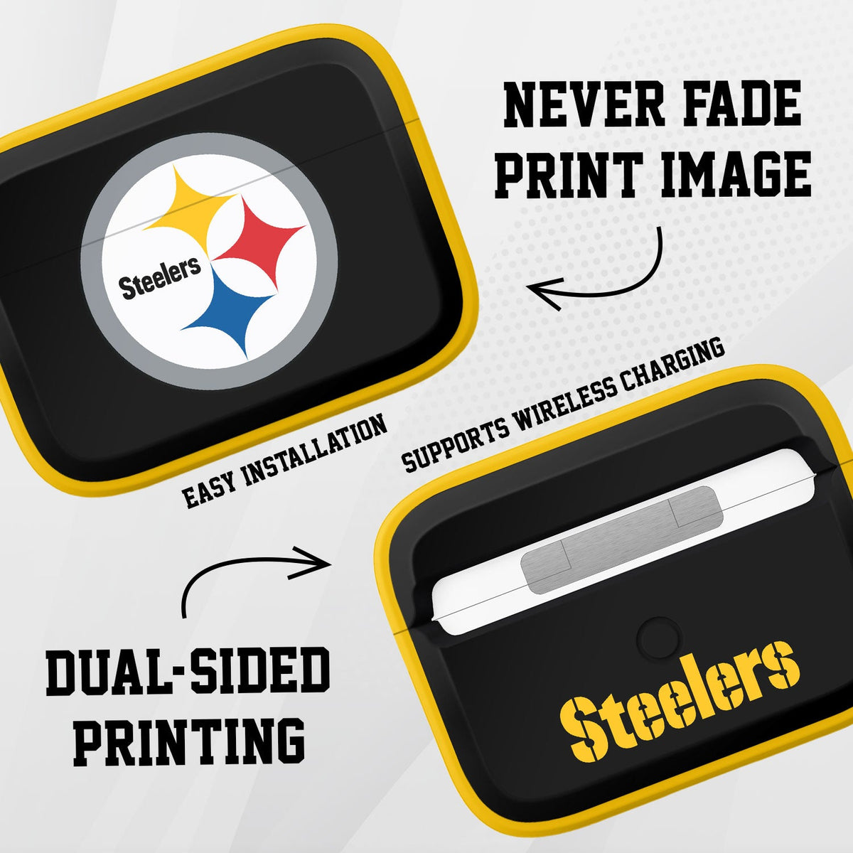 Pittsburgh Steelers HDX Apple AirPods Pro Case Cover