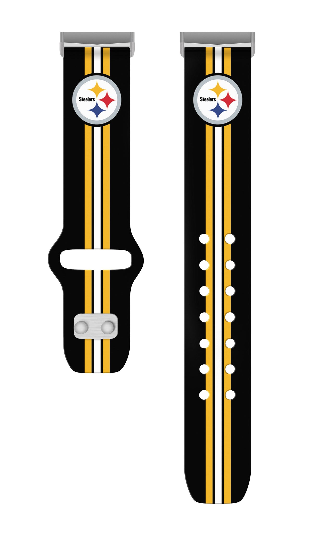 Pittsburgh Steelers HD Fitbit Versa 3 and Sense Watch Band