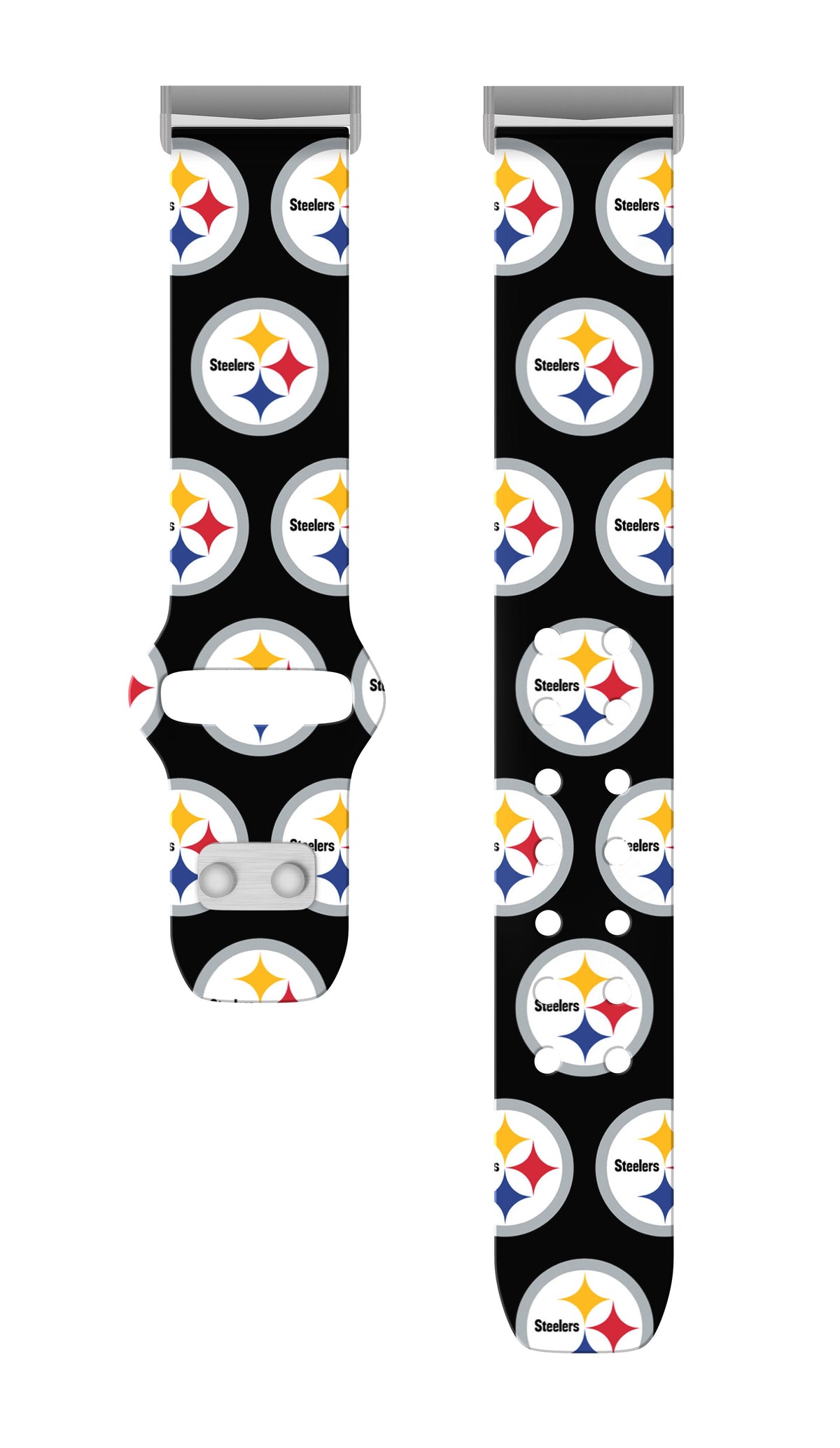 Pittsburgh Steelers HD Fitbit Versa 3 and Sense Watch Band