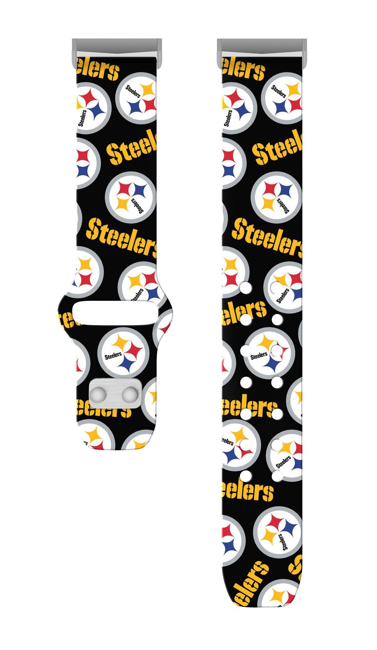 Pittsburgh Steelers HD Fitbit Versa 3 and Sense Watch Band