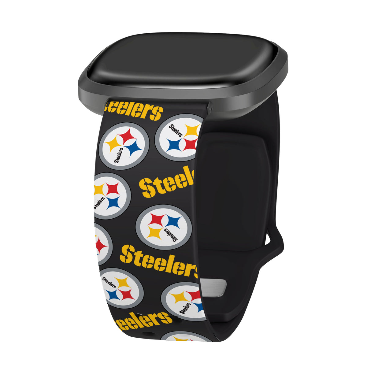 Pittsburgh Steelers HD Fitbit Versa 3 and Sense Watch Band