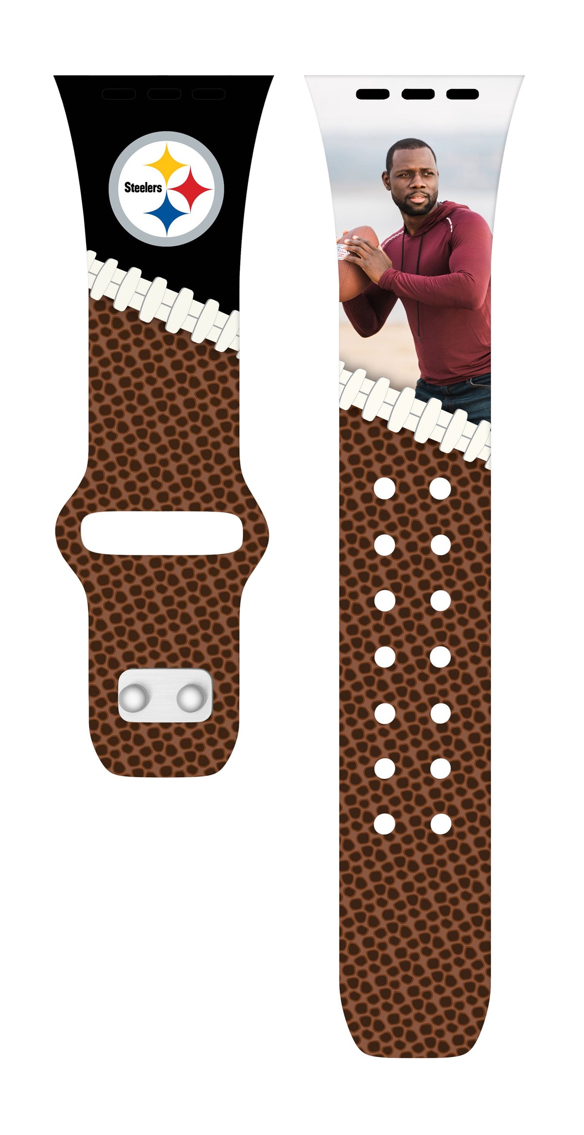 Pittsburgh Steelers Custom Photo HD Apple Watch Band