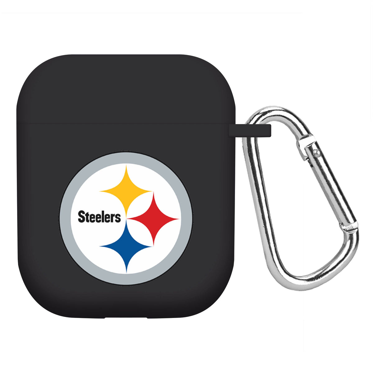 Pittsburgh Steelers Custom Name HD Apple AirPods Gen 1 &amp; 2 Case Cover (Black)