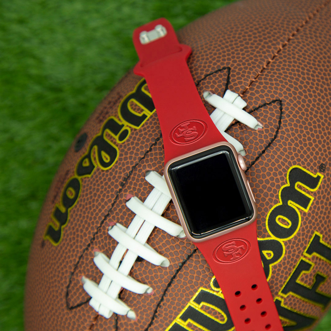Game Time San Francisco 49ers Engraved Apple Watch Band