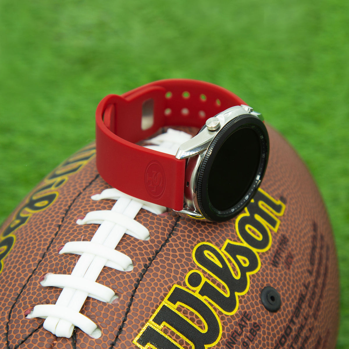 San Francisco 49ers Engraved Silicone Watch Bands - Game Time