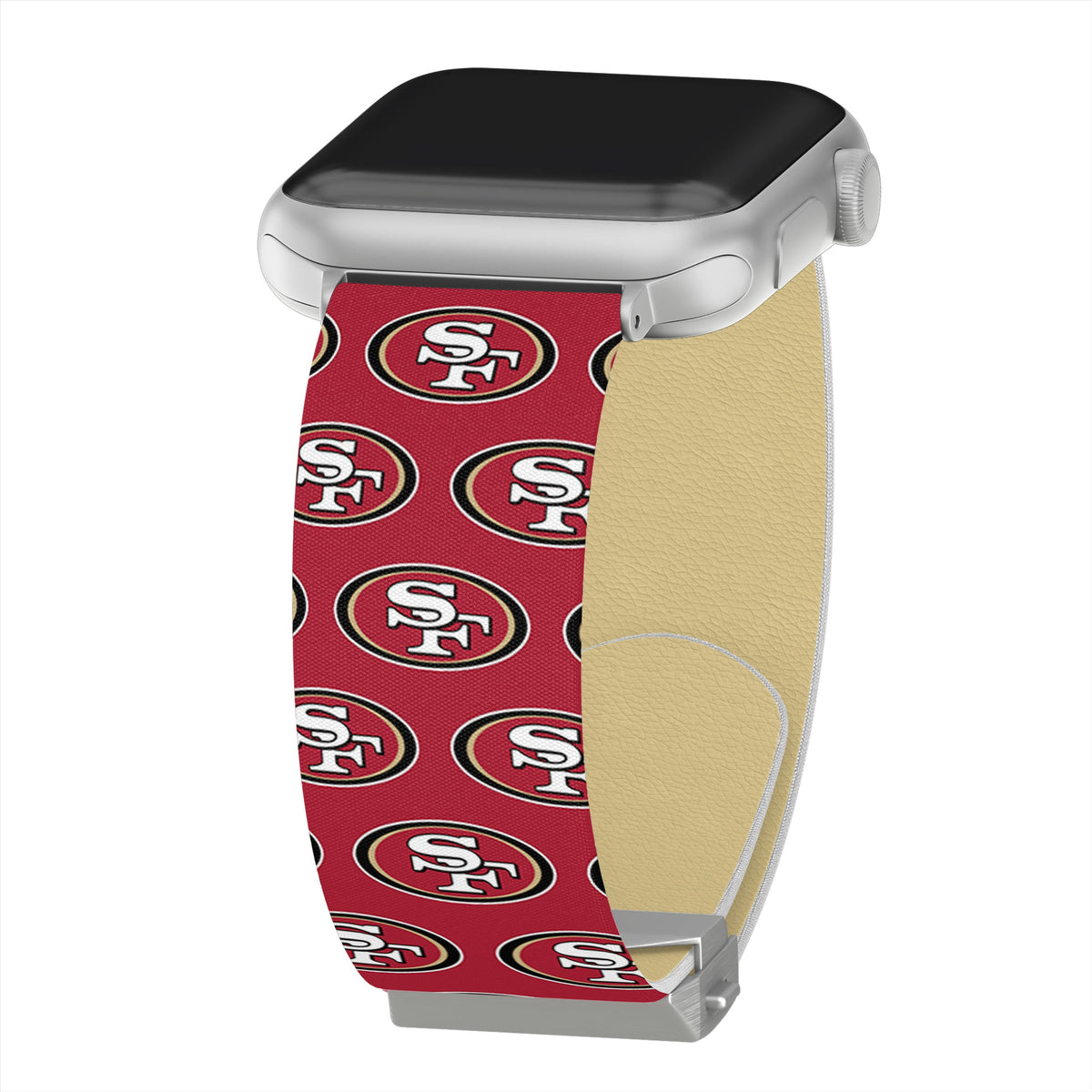Game Time San Francisco 49ers Signature Series Apple Watch Band With Engraved Buckle