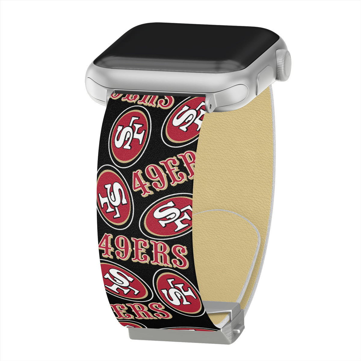 Game Time San Francisco 49ers Signature Series Apple Watch Band With Engraved Buckle