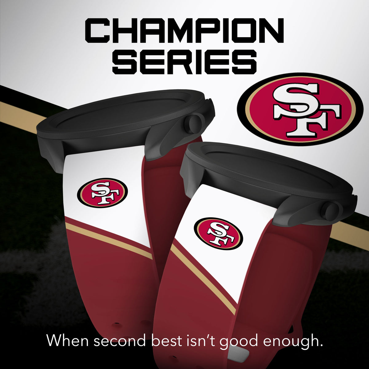 San Francisco 49Ers HD Champion Series Samsung Galaxy Watch Band