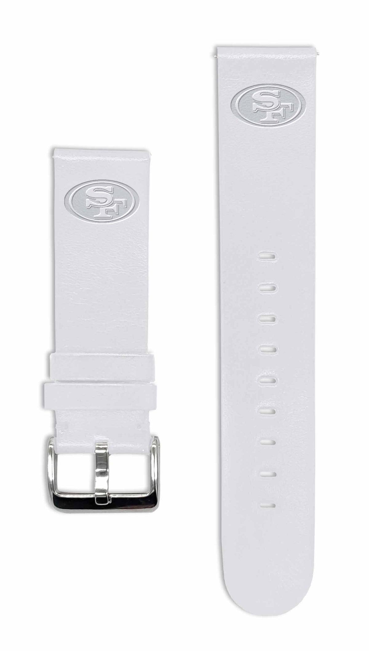 San Francisco 49ers Quick Change Leather Watch Band - USA Sewn - AffinityBands