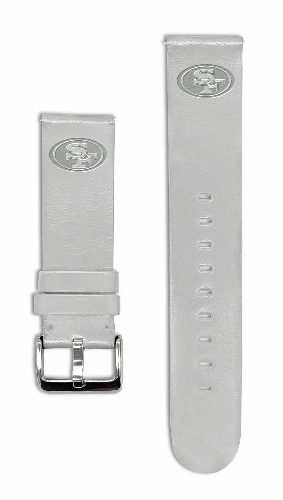 San Francisco 49ers Quick Change Leather Watch Band - USA Sewn - AffinityBands