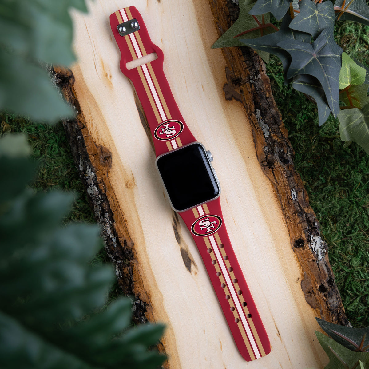 San Francisco 49ers HD Apple Watch Band
