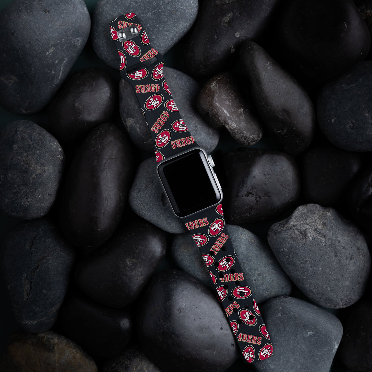 San Francisco 49ers HD Apple Watch Band