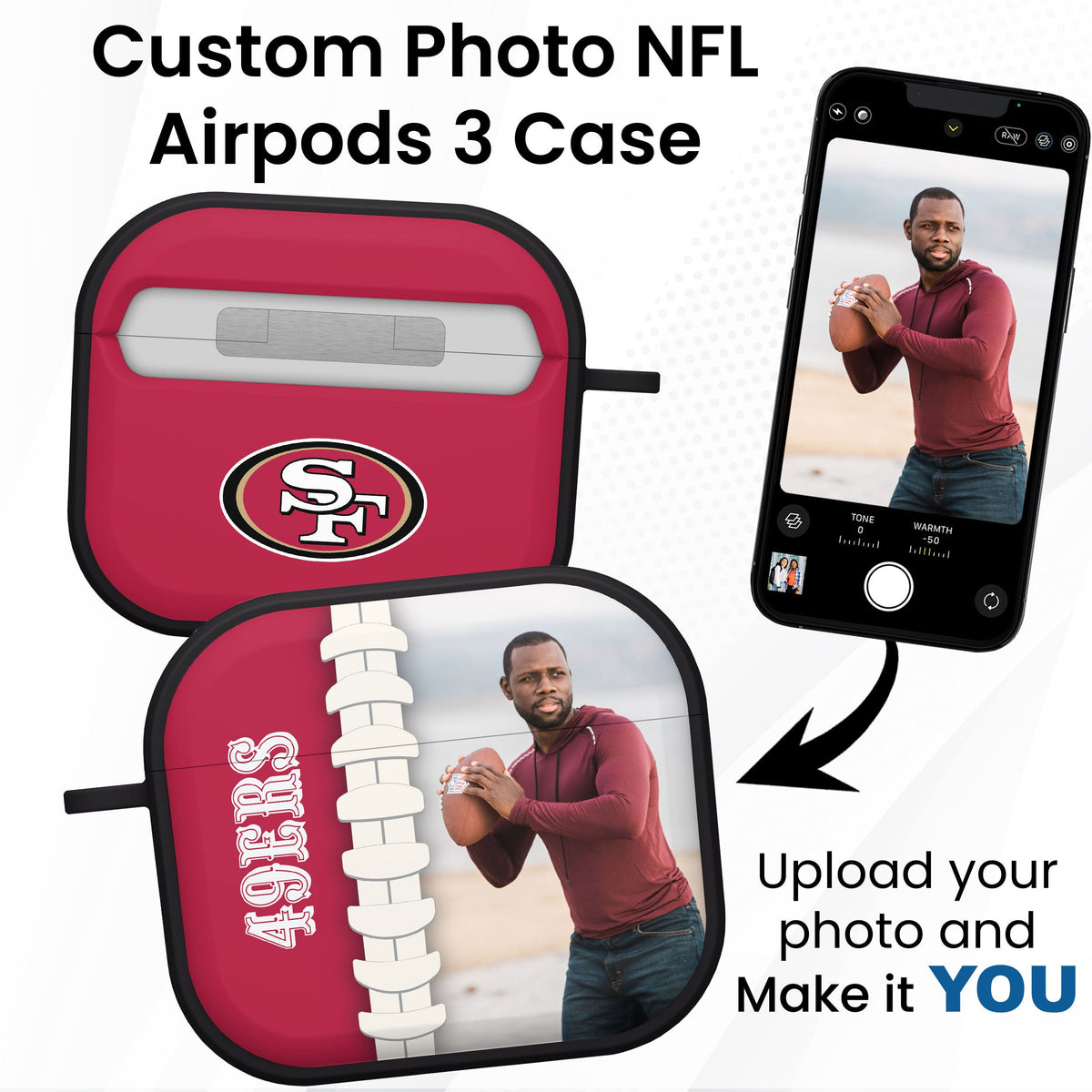 San Francisco 49Ers Custom Photo HDX Apple AirPods Gen 3 Case Cover