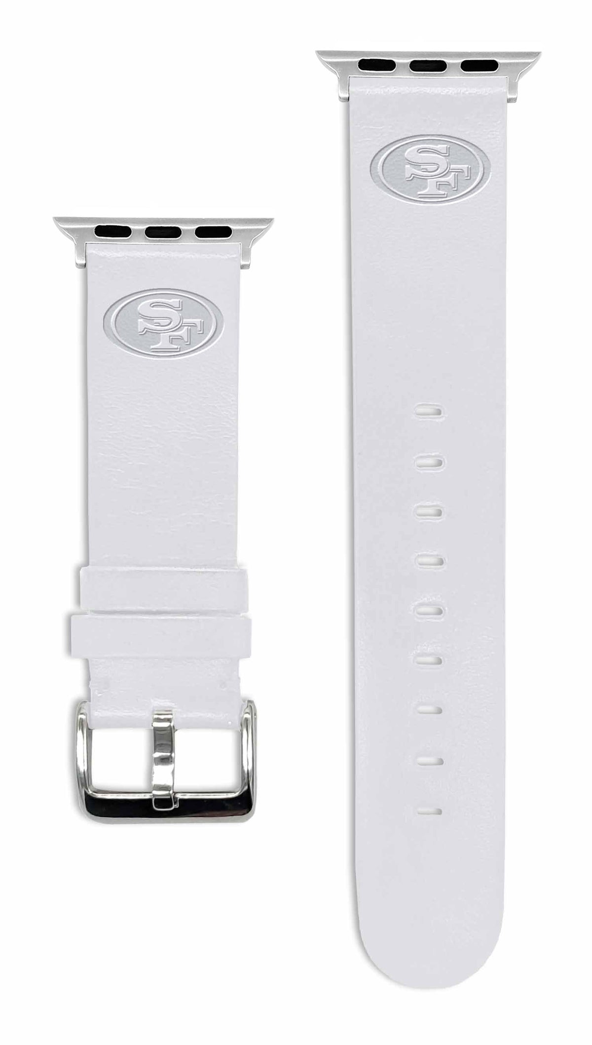 Game Time San Francisco 49ers Apple Leather Watch Band - USA Sewn