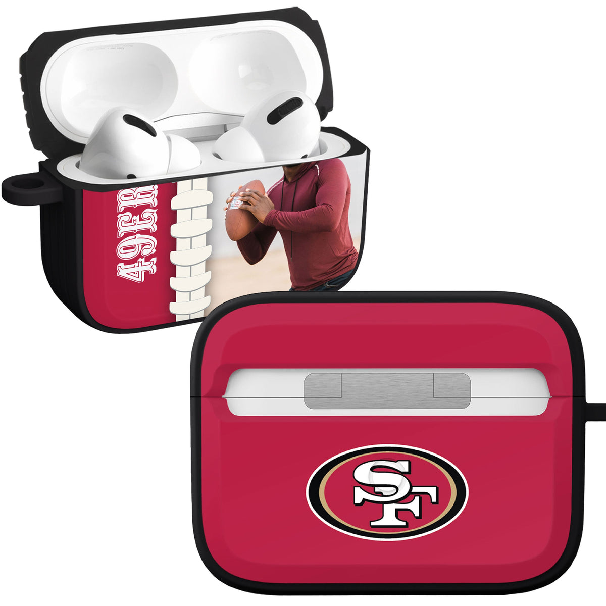 San Francisco 49Ers Custom Photo HDX Apple AirPods Pro 1 &amp; 2 Case Cover