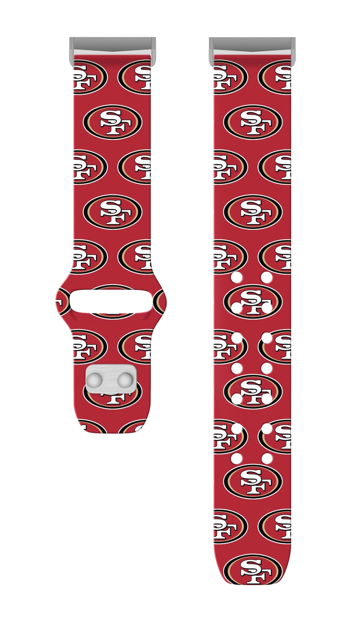 San Francisco 49Ers HD Fitbit Versa 3 and Sense 1 Watch Band