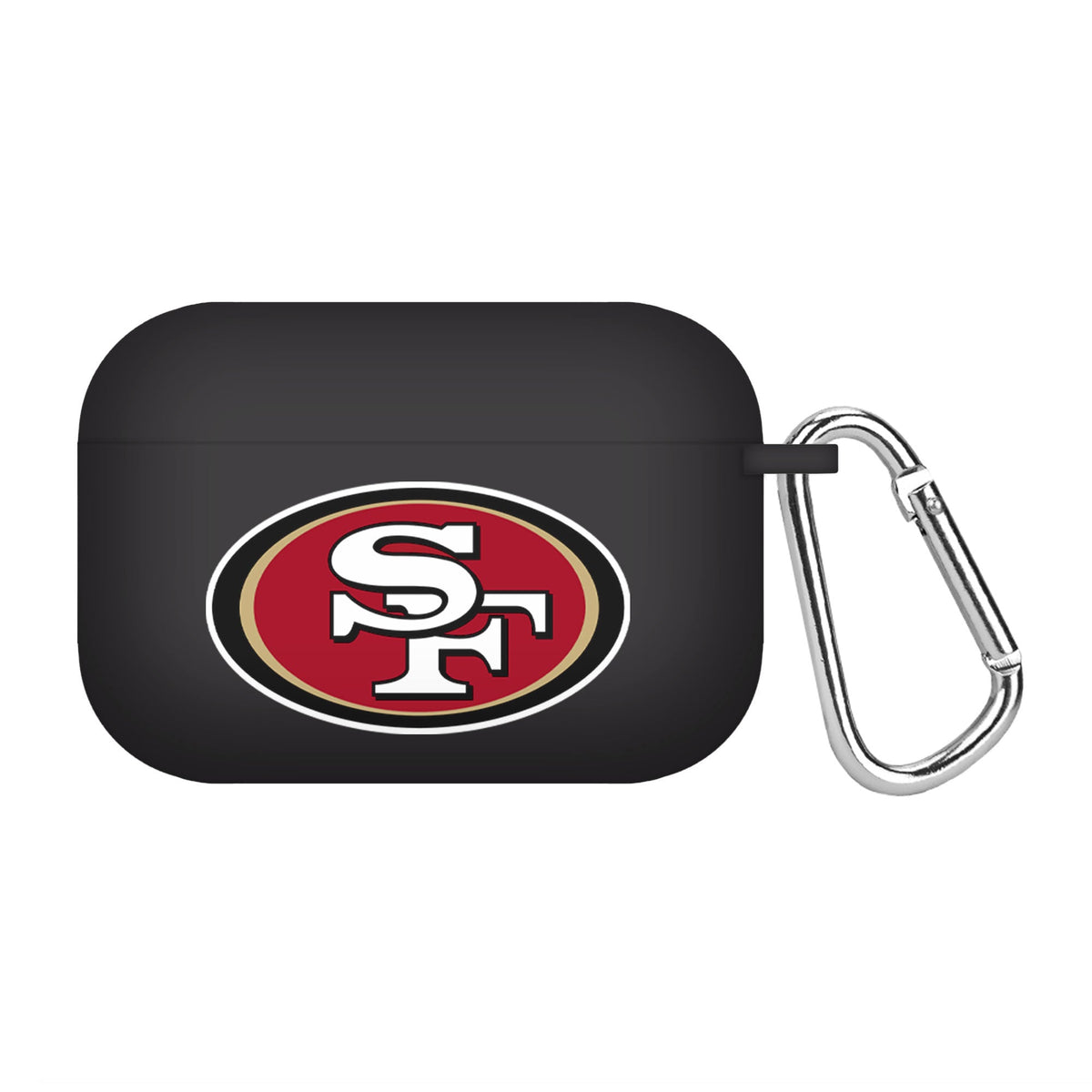 San Francisco 49ers Custom Name HD Apple AirPods Pro 1 &amp; 2 Case Cover (Black)