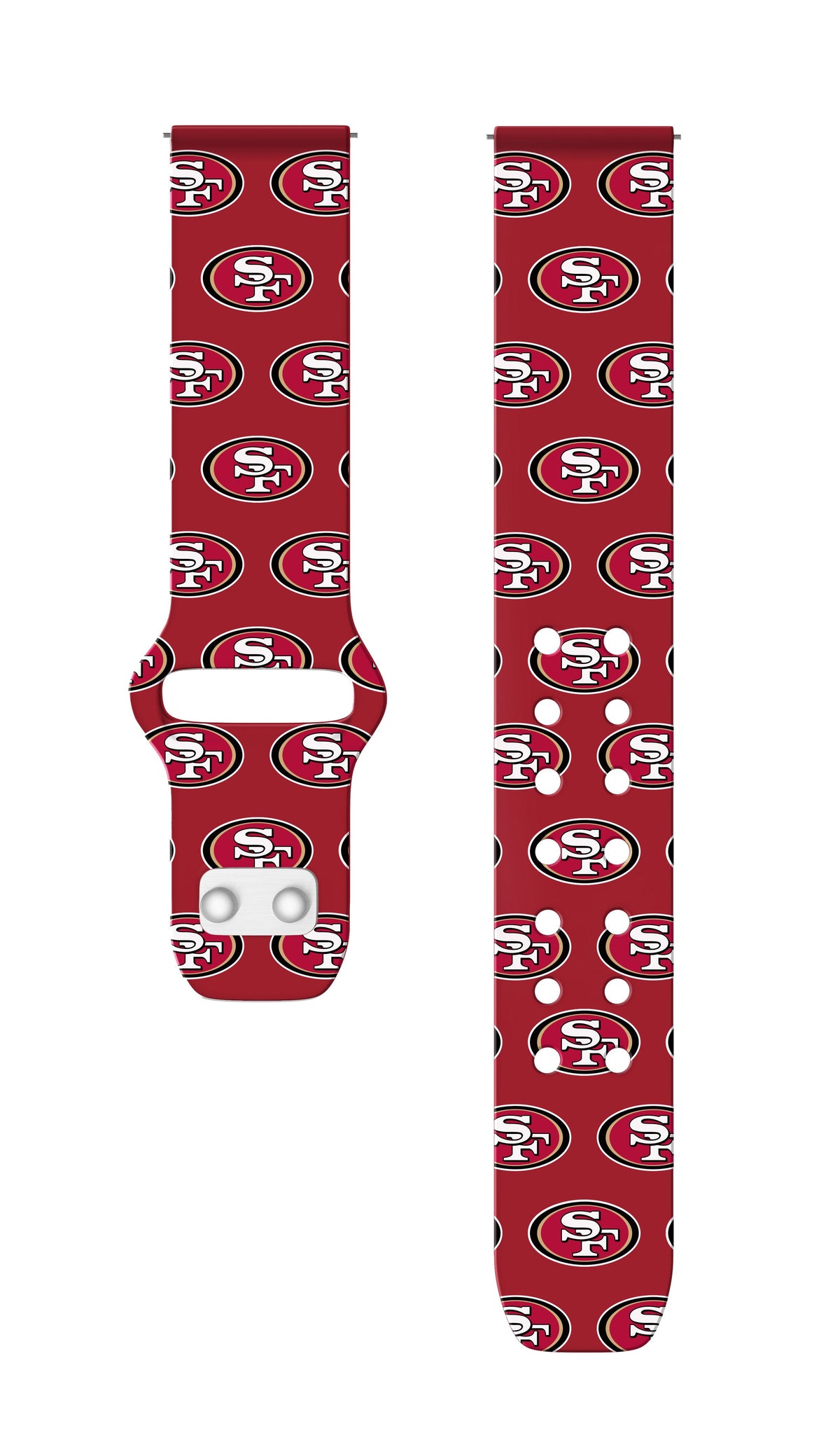 Game Time San Francisco 49ers HD Watch Band Compatible with Samsung Galaxy Watch