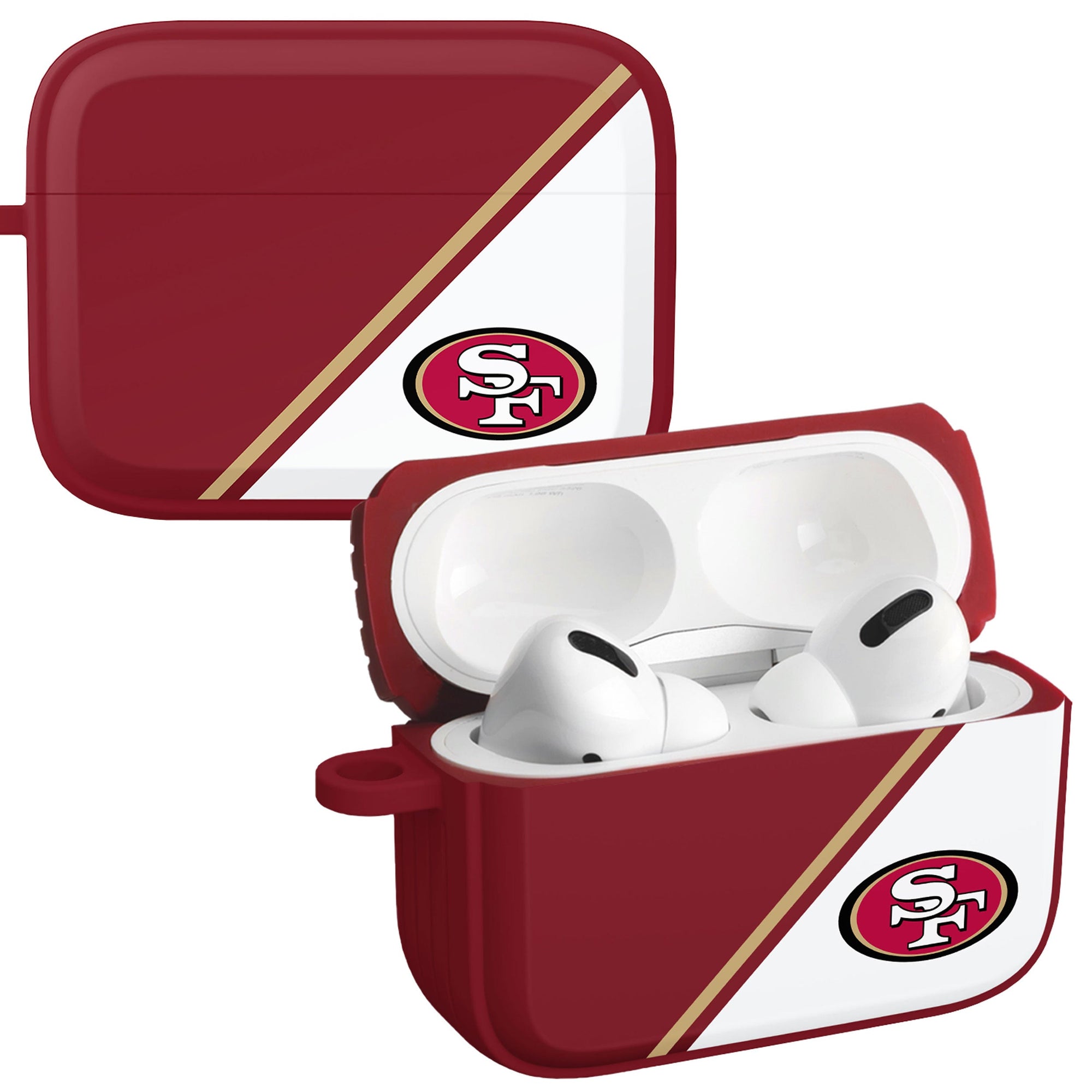 San Francisco 49Ers HDX Champion Series Case Cover Compatible with Apple AirPods Pro 1 & 2