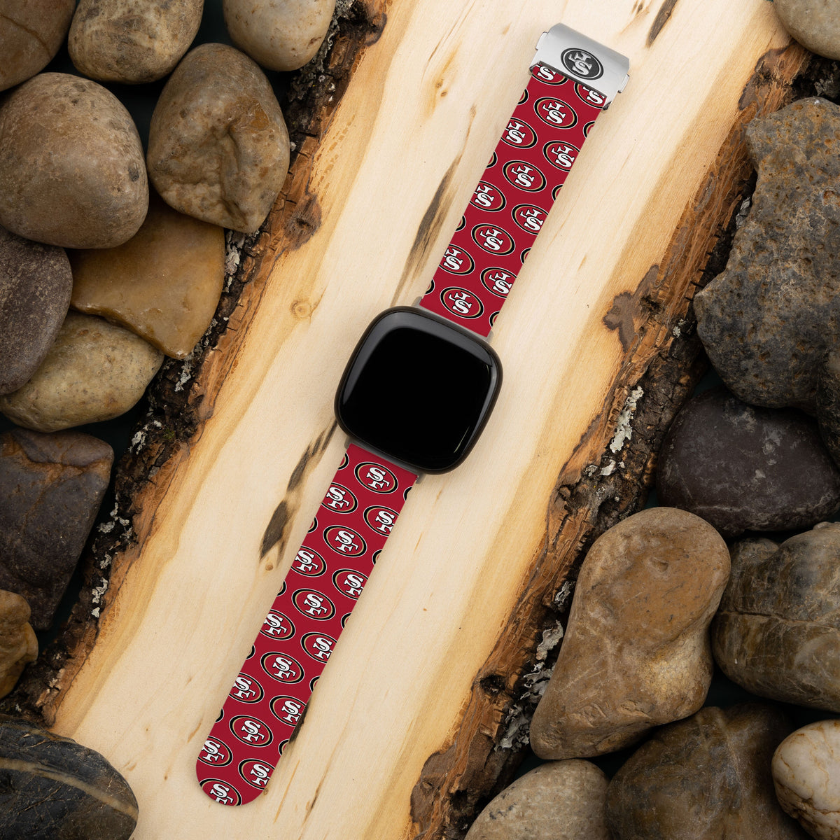 San Francisco 49ers Signature Series Fitbit Versa 3 &amp; Sense 1 Watch Band