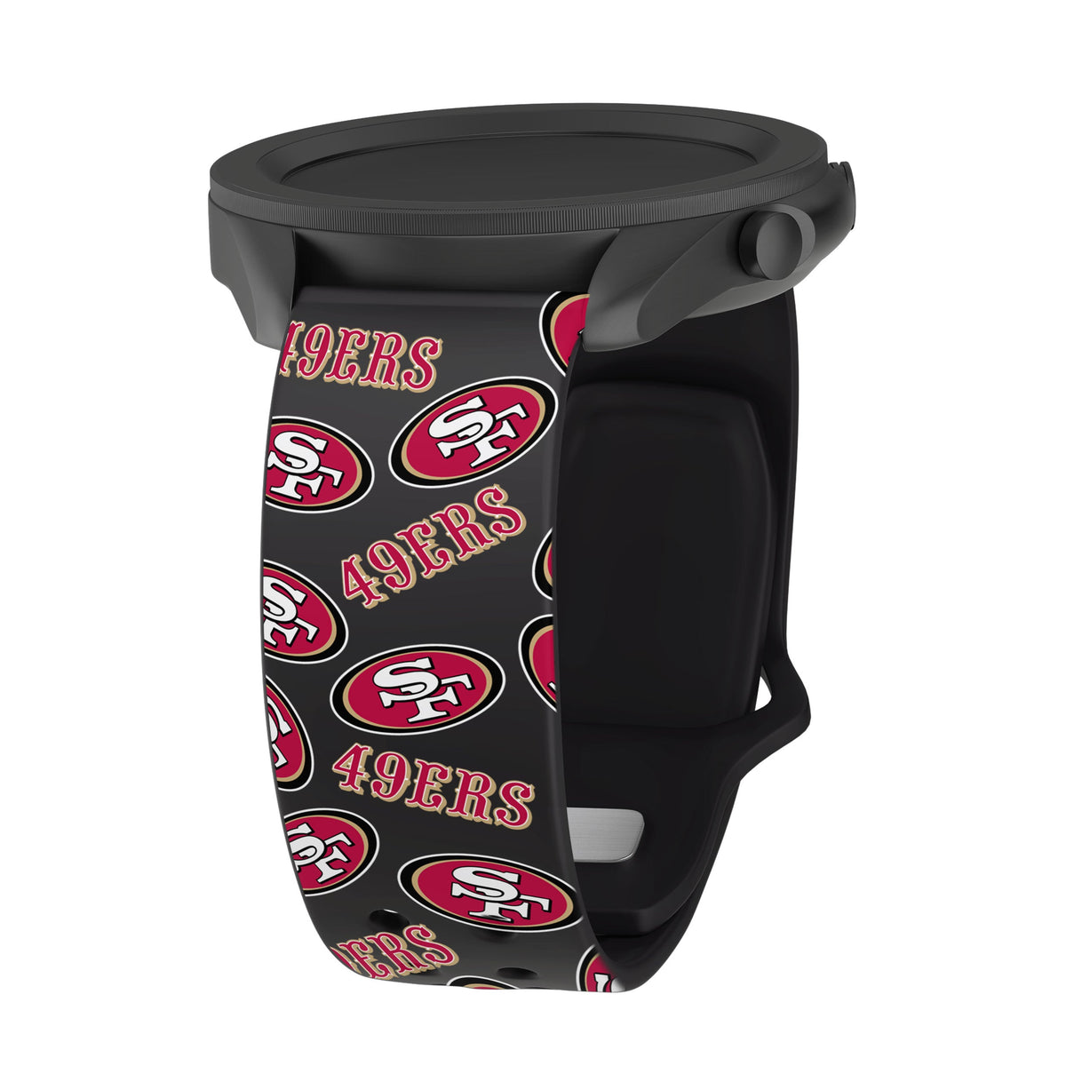 Game Time San Francisco 49ers HD Watch Band Compatible with Samsung Galaxy Watch