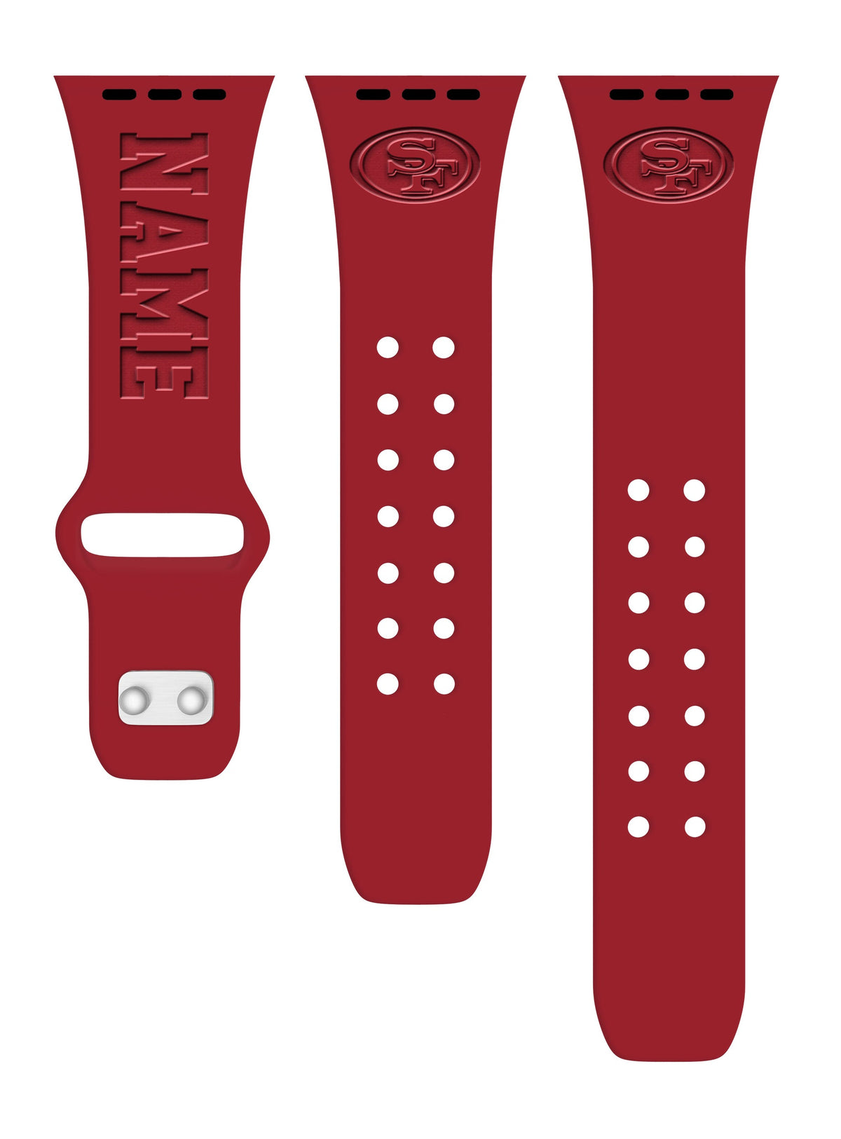 San Francisco 49ers Custom Engraved Apple Watch Band