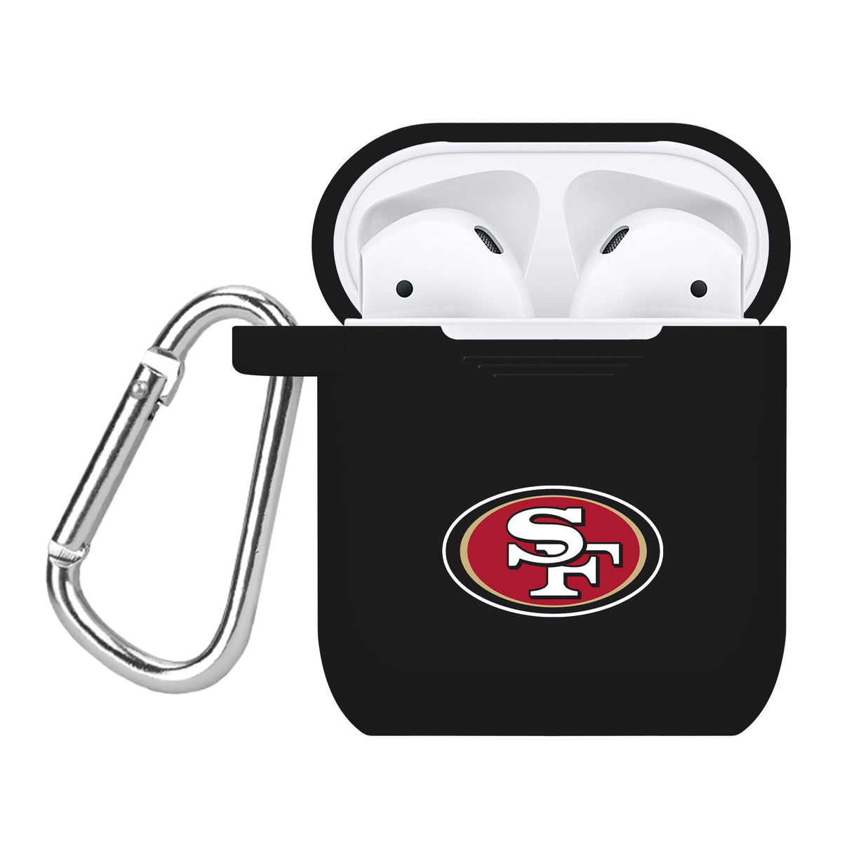 Game Time San Francisco 49ers Silicone Case Cover for Apple AirPods Gen 1 &amp; 2 Battery Case