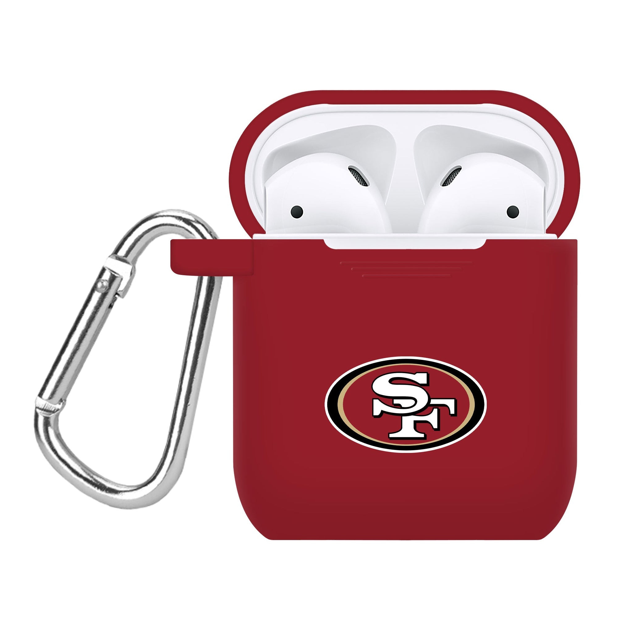 Game Time San Francisco 49ers Silicone Case Cover for Apple AirPods Gen 1 & 2 Battery Case