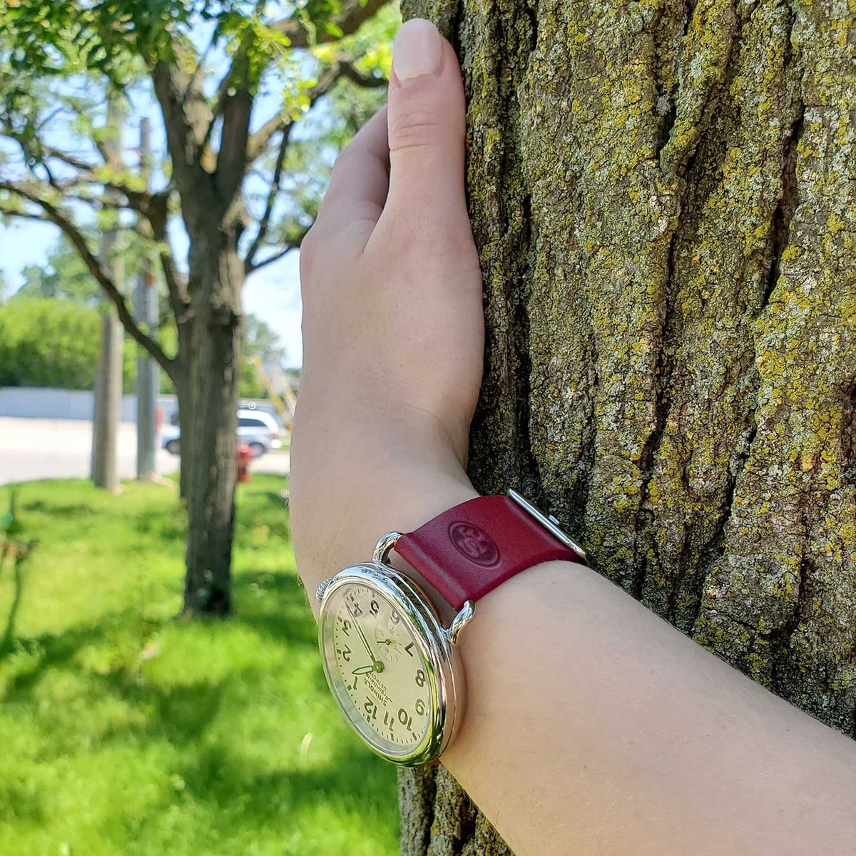 San Francisco 49ers Quick Change Leather Watch Band - USA Sewn - AffinityBands