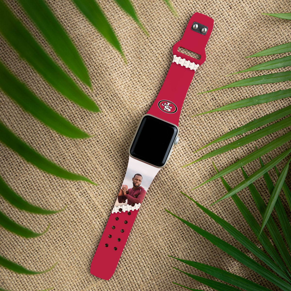 San Francisco 49ers Custom Photo HD Apple Watch Band