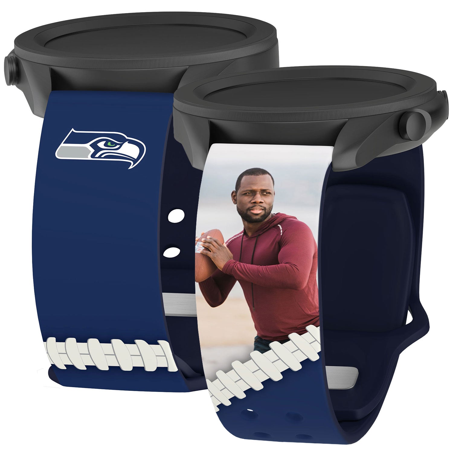 Seattle Seahawks Custom Photo HD Samsung Galaxy Watch Band