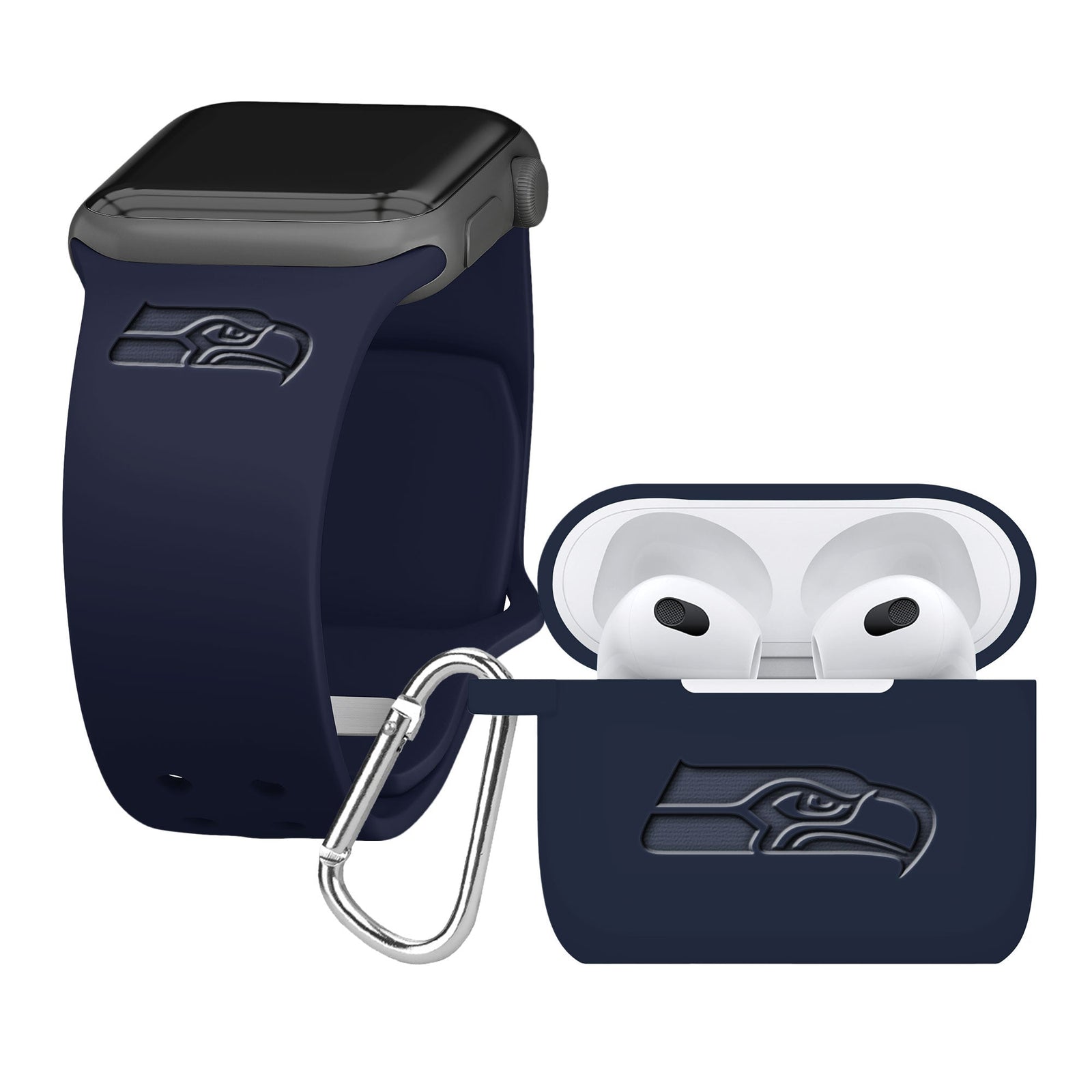 Game Time Seattle Seahawks Engraved Apple Gen 3 Combo Package