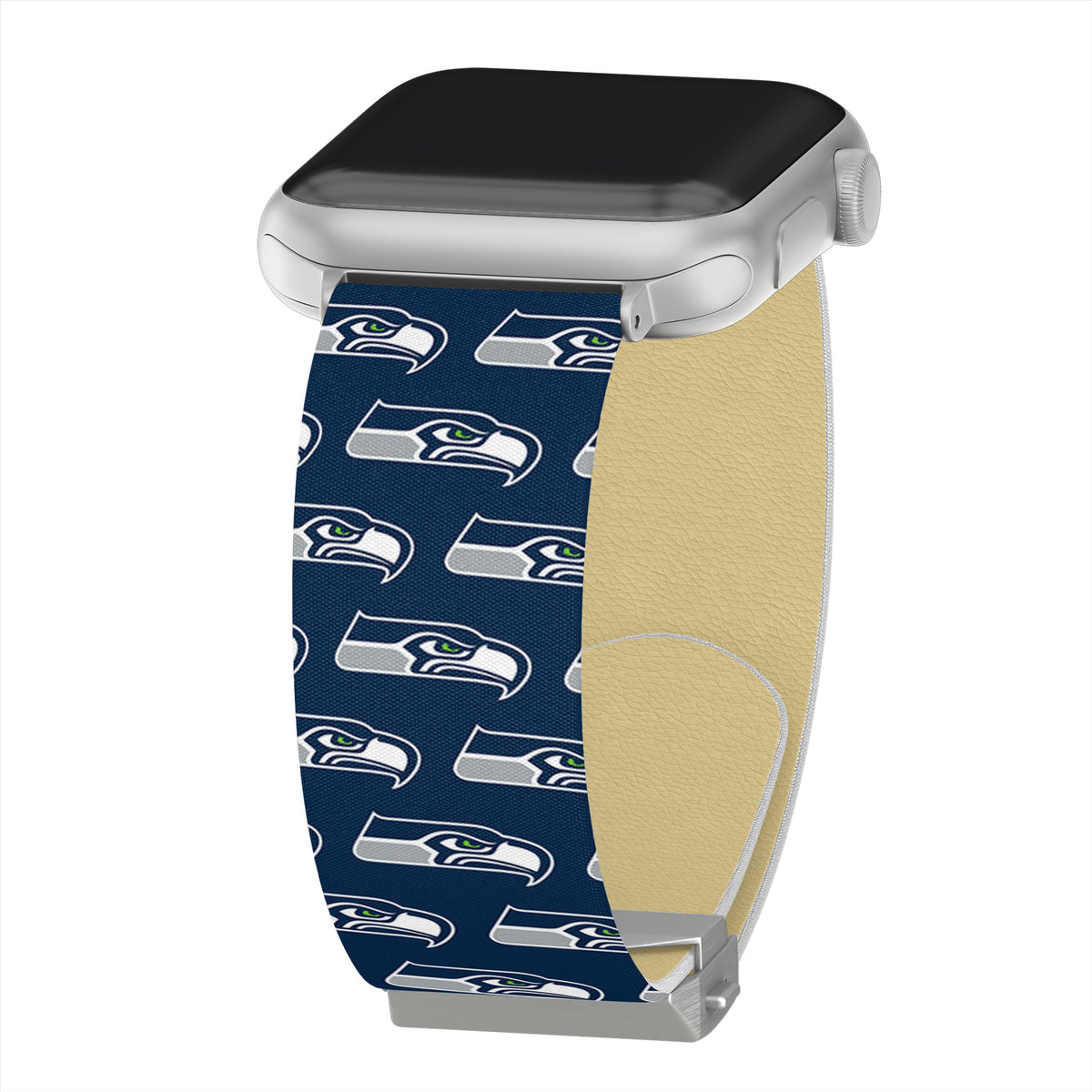 Game Time Seattle Seahawks Signature Series Apple Watch Band With Engraved Buckle