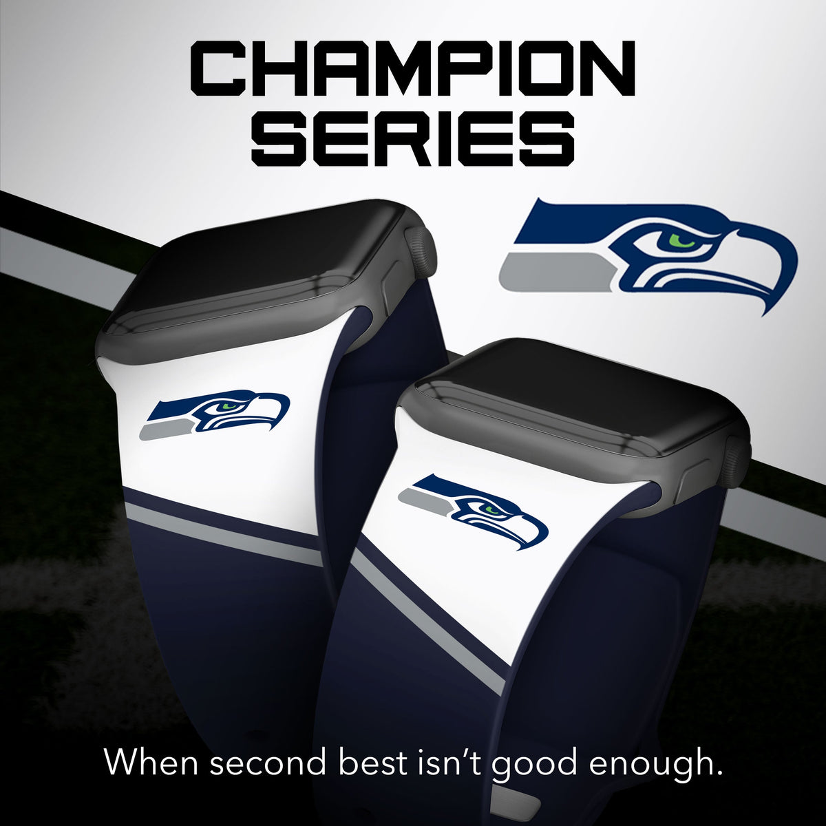 Seattle Seahawks HD Champion Series Apple Watch Band