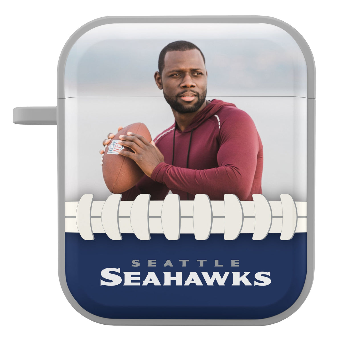 Seattle Seahawks Custom Photo HDX Apple AirPods Gen 1 &amp; 2 Case Cover