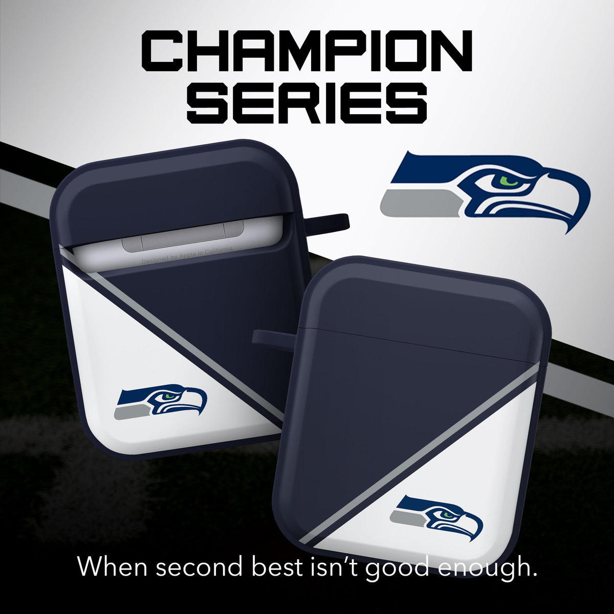 Seattle Seahawks HDX Champion Series Apple AirPods Gen 1 &amp; 2 Case Cover