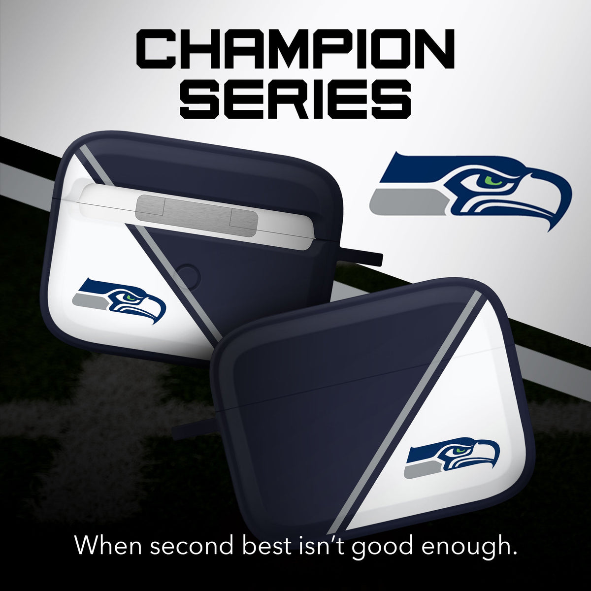 Seattle Seahawks HDX Champion Series Case Cover Compatible with Apple AirPods Pro