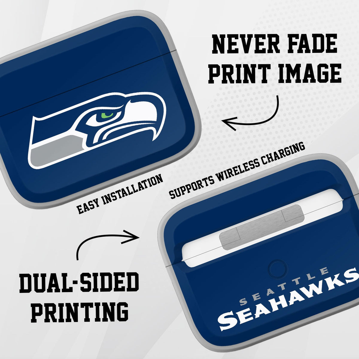 Seattle Seahawks HDX Apple AirPods Pro Case Cover