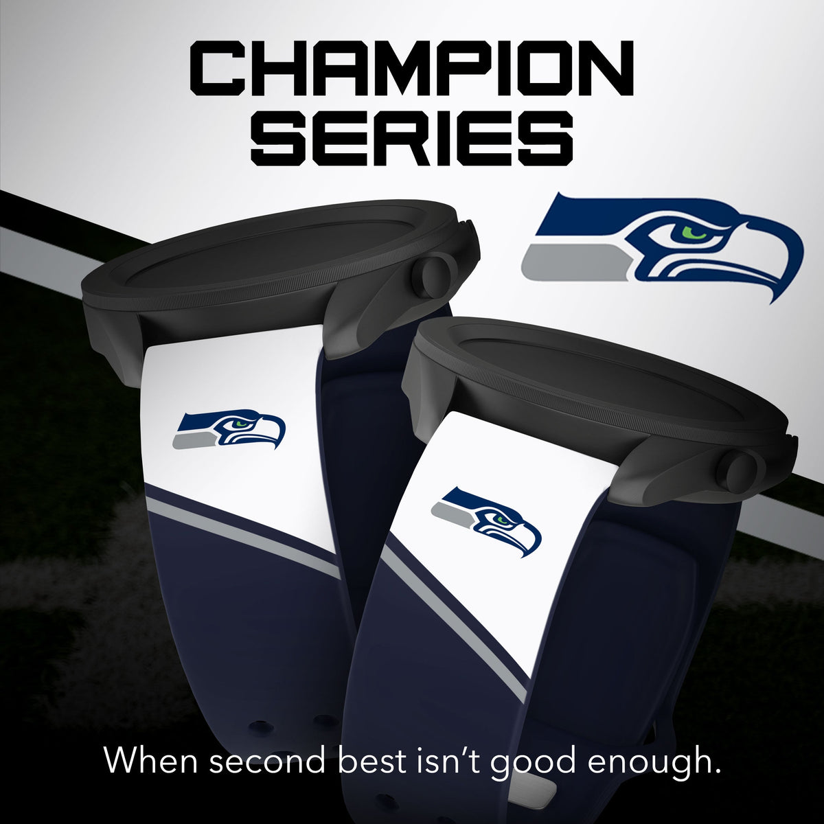 Seattle Seahawks HD Champion Series Samsung Galaxy Watch Band