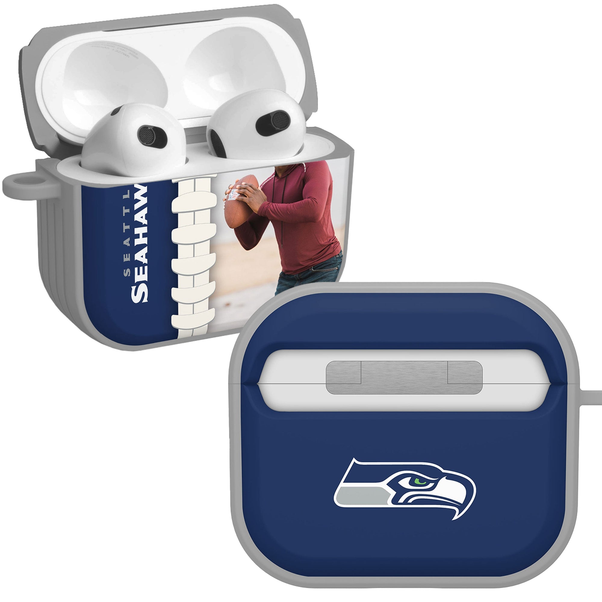 Seattle Seahawks Custom Photo HDX Apple AirPods Gen 3 Case Cover