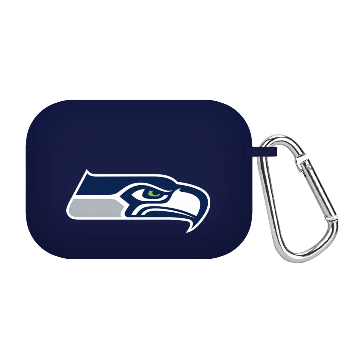 Seattle Seahawks Custom Name HD Apple AirPods Pro Case Cover (Navy)