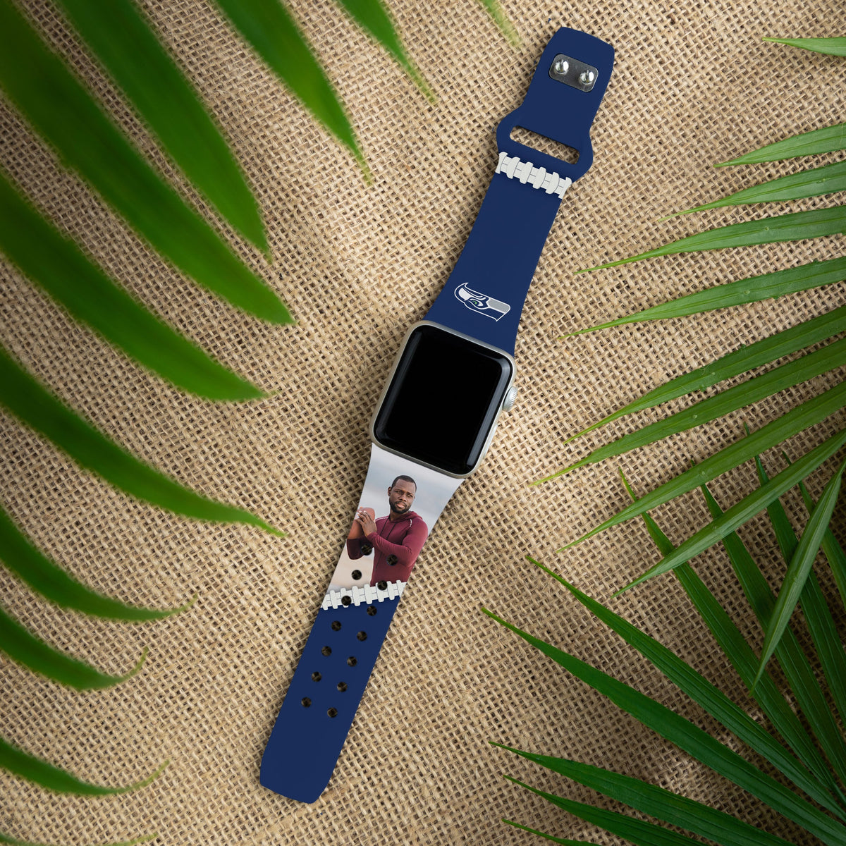 Seattle Seahawks Custom Photo HD Apple Watch Band